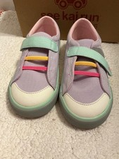 See Kai Run Alex lavender Canvas Hook Loop Sneaker Unisex Toddler Sz 12