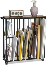 Large Art Storage Rack Drying Painting Canvas Rack W/ Wheels Art Storage Display