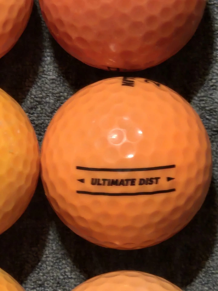 1 Dozen Quality Used Orange Nitro Ultimate Distance Golf Balls - Image 4 of 4