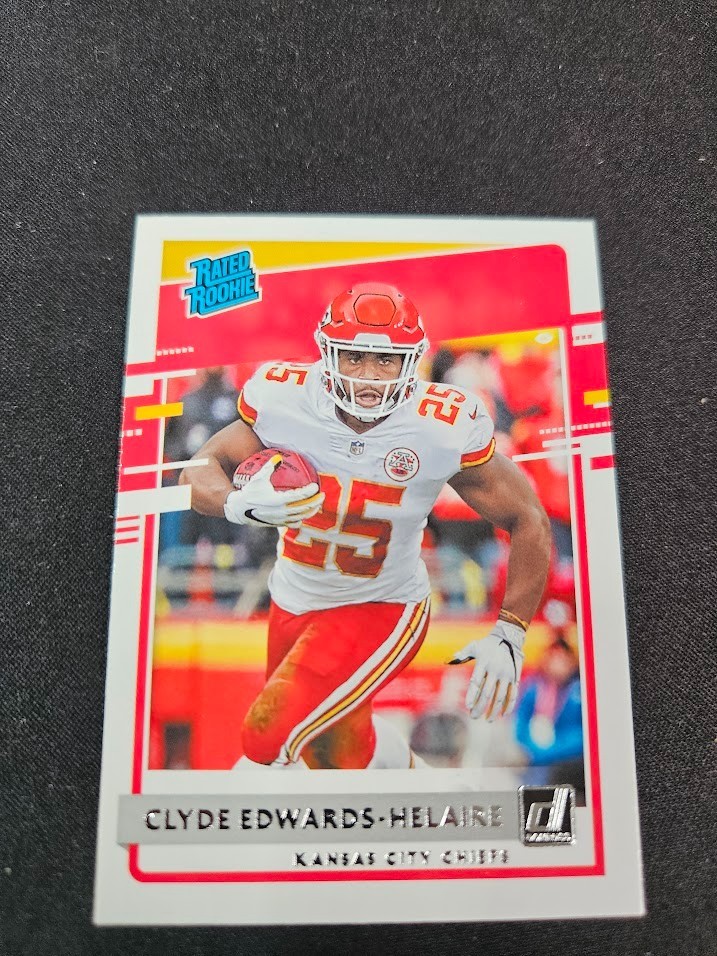 2020 Panini Donruss - Rated Rookie #321 Clyde Edwards-Helaire (RC) 