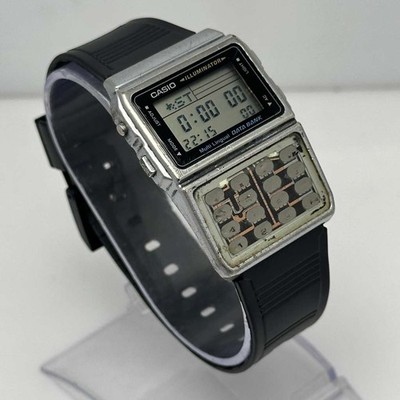 Casio Data Bank Illuminator DBC-611 Calculator 3228 Vintage Watch