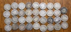 Lot Of 35 Barber Dimes