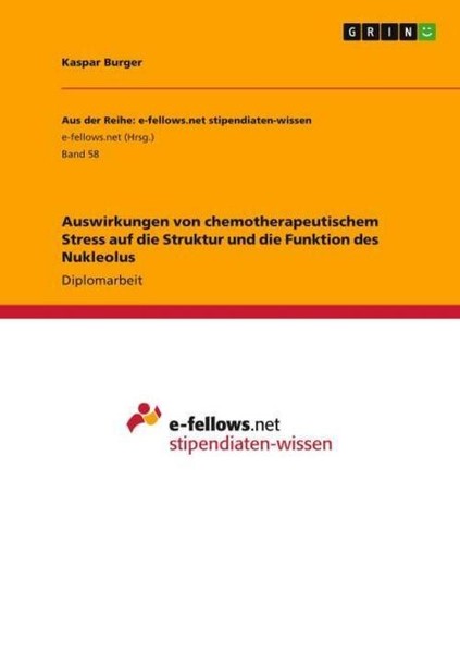 Auswirkungen Von Chemotherapeutischem Stress Auf Die Struktur Und Die Funktion D-image
