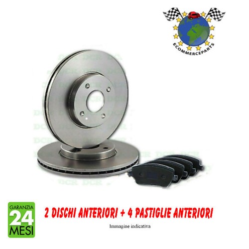 Kit dischi freno + Pastiglie Post Brembo per SSANGYONG REXTON KYRON rbw