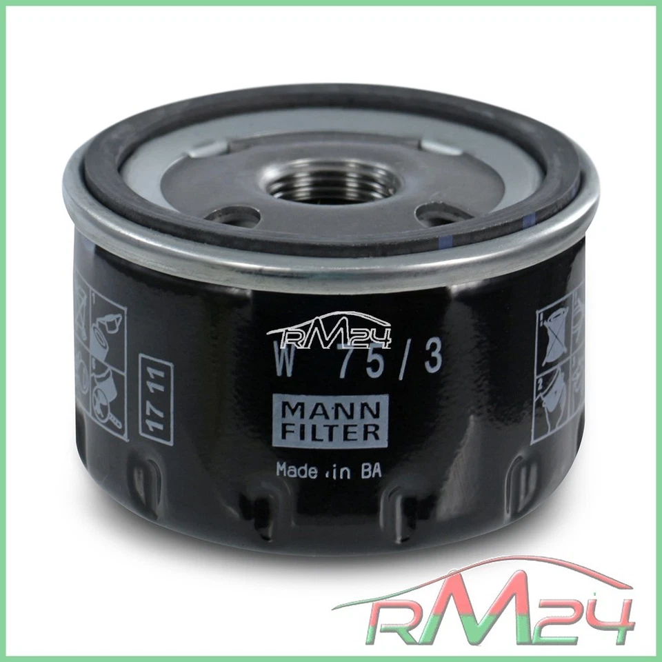 1X ORIGINALE MANN-FILTER FILTRO OLIO PER RENAULT MASTER 2 II 1.9 00- - Immagine 2 di 4