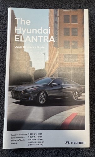π2023 Hyundai Elantra Hybrid Owners Manual Set W/Infotaiment & First Aid Kitπ - Picture 8 of 10