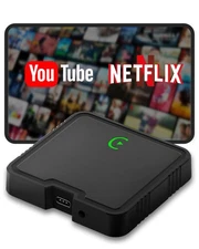 Wireless Carplay Adapter 2025 Ai Box for iPhone & Android Auto with Netflix Y...