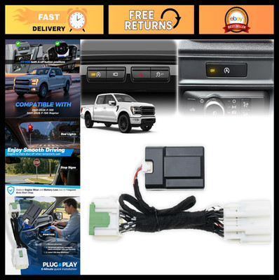 Auto Start Stop Eliminator for 2021-2026 F-150 & Raptor - Disable Auto Stop, Plu