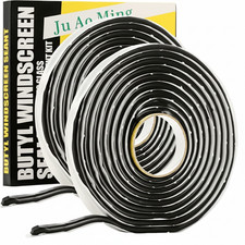 2 Pack Butyl Seal Tape, 3/8 X 30 Feet Black Rubber Leak Proof Sealant Tape