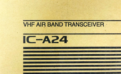 Icom IC-A24 VHF Air Band Portable Transceiver | eBay