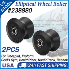 2xFor Proform XP160 Cross Trainer Elliptical Wheel Replacement Leg Roller 238880