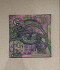 Hand-Stippled Chameleon Painting – “Forget Me Not” | Original Acrylic Art — photo 3