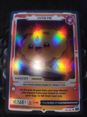 Vcard TCG Awakened Worlds Gamersupps Holo Foil Mascot  Cutie Pie