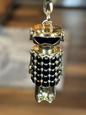 Paco Rabanne Fame Robot Key Chain Keyfob Bag Charm Tag New Authentic