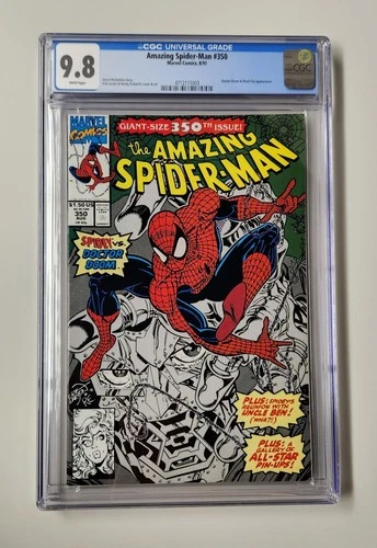 Amazing Spider-Man #350 CGC 9.8 New Slab - Doctor Doom appearance