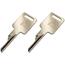  2 Fits Case Heavy Equipment Keys for Backhoe, Skid Steer Equipment