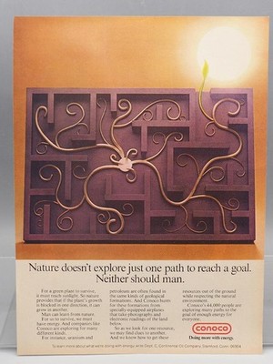 Magazine Ad Print Design Advertising Continental Oil Company Conoco