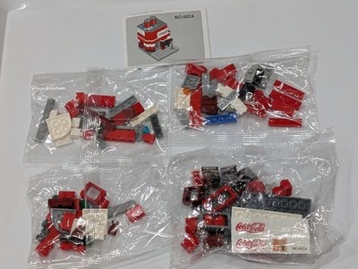 New Sembo Block Mini Street View Coca Cola Shop Street Scene Set 6024 in Bags
