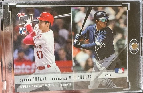 2018 Topps Now - Shohei Ohtani, Christian Villanueva #159 (RC)
