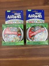 X2 Aaron's Crazy Thinking Putty 2.1oz UGLY SWEATER Christmas Stocking NEW!