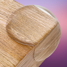 Clear Baby Corner Protectors - 24 Pack PVC Safety Guards for Furniture