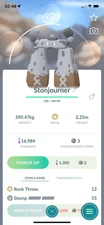 Pokemon - #874 Stonjourner !! Same Day Shippment or Next Day Guaranteed ! Go