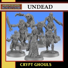 28mm 3d resin printed fantasy game figures ghouls