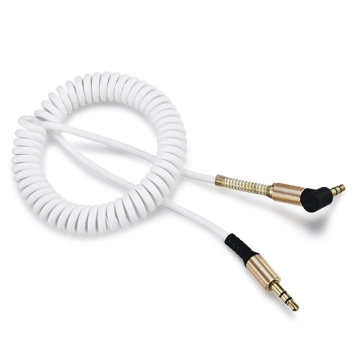 3.5mm Male to Male Aux Cable Cord Right Angle L-Shaped Car Audio Headphone Jack - Picture 16 of 18