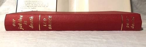 Leo Bruce, Our Jubilee is Death - 1st/1st 1959 Davies, Jacket Signed by Val Biro - Imagen 4 de 11