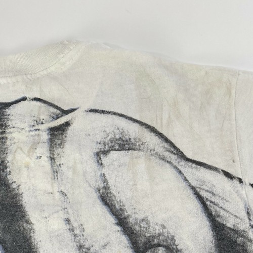 Vintage Jurassic Park Hemd Herren Small AOP Single Stitch TRex Claw Attack USA 90s - Bild 9 von 12