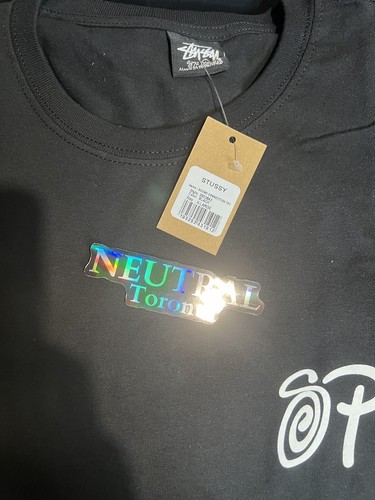 Stussy x Patta 'Sound Connection' T Shirt in Black Size XL - Imagen 4 de 4