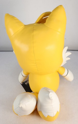 Sonic the Hedgehog 16” Premium Pleather Tails Plush by Kidrobot NECA New - Picture 3 of 4