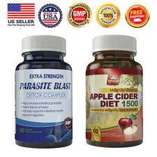 Parasite Wormwood Intestinal Support and Apple Cider Vinegar Weight Management