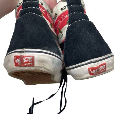 Supreme x Vans Campbells Soup Sk8 Skate High Top shoes Andy  display picture 1