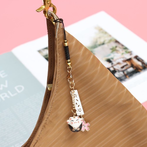 Cat Phone Lanyard Keychain Wrist Rope Anti-lost Lanyard Phone Strap Lanyard - Photo 9 sur 18