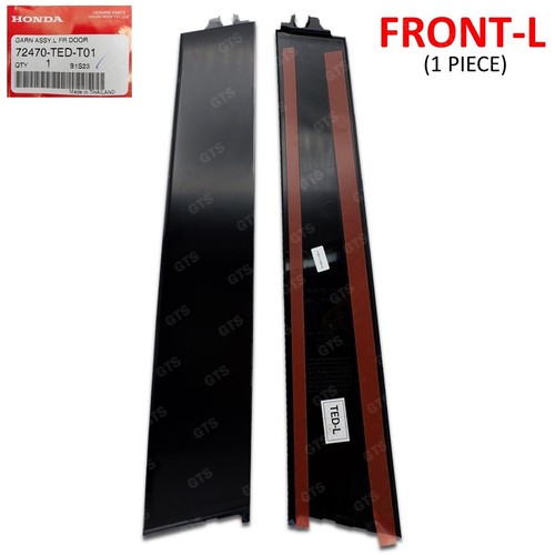 For Honda Civic FC Sedan RS 2016 - '20 Black Pillar Window Door Sash 6 Garnish - Picture 5 of 11