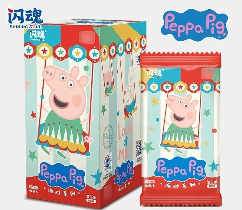 SHININGSOUL Peppa Pig Party Series Official TCG Booster Box Anime