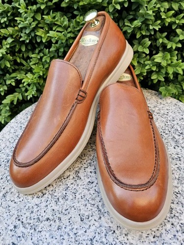 Bruno Magli Brown Leather Loafer Dress Shoes Size: 11.5 - Picture 5 of 17