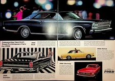 Original 1966 Ford AD: Announcing America's Total Performance Cars for 1966