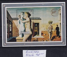 Sammlungsaufl&ouml;sung - Ruanda - Kunst - Block 98**