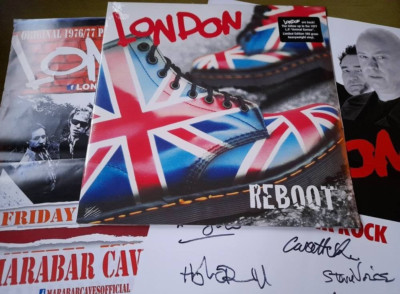 LONDON-REBOOT LP(LONDON)SEALED+2 POSTERS SIGNED