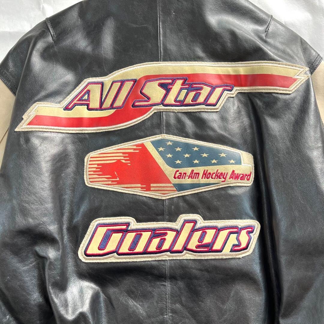 ★希少レア★90s AVIREX GOALERS VARSITY JACKET Rare 90s AVIREX Goalers Varsity Jacket, Vintage, Used, Size