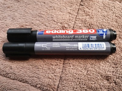 Whiteboard + Flipchart Edding 360 Schwarz 
