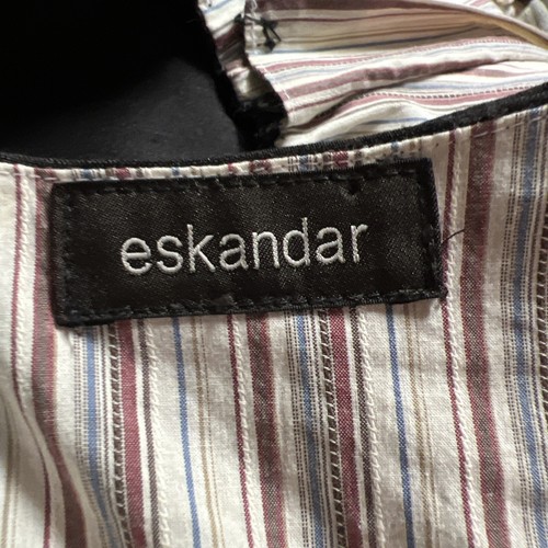 Eskandar Gray A-Line Full Long Wool Cashmere Fully Lined Skirt Size 0 Artsy - Picture 6 of 12
