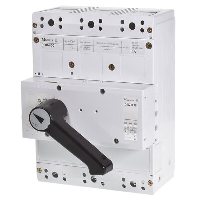 Moeller P10-400 Leistungsschalter + D-NZM10 + H10U-SW