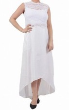 Marina $229 White Lace Wedding Prom Dress. Size 10
