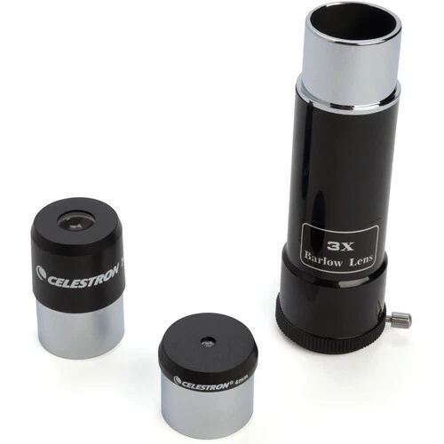 NEW Celestron PowerSeeker 80mm f/11 EQ Refractor Eyepiece Barlow Tripod Software - Image 3 of 4