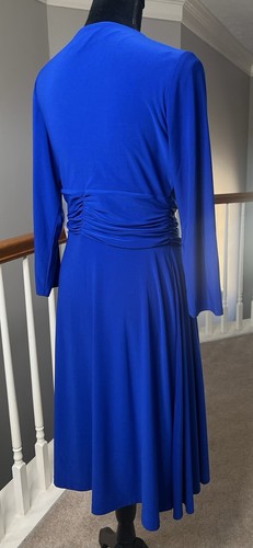 Vestido Nine West azul cuello en V, para mujer talla 8, nuevo con etiquetas - Imagen 4 de 5