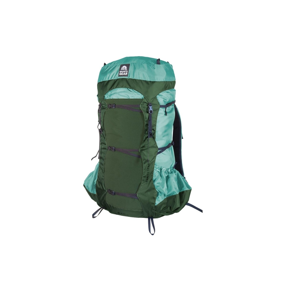 Granite Gear Blaze 60L Backpack Roller Teal/Pine/Fatigue Regular 