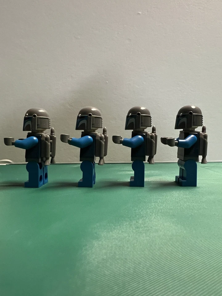 Lego Star Wars Mandalorian Reloj de la Muerte Guerrero Minifiguras (sw0296) Lote de 4 Foto 2 de 4